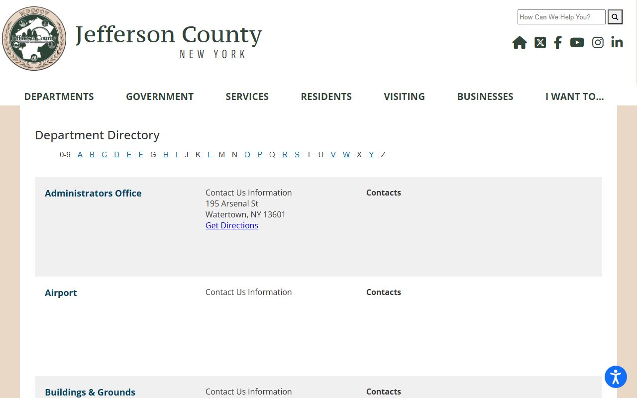 Jefferson County Sheriff's Office website used for Jefferson County jail roster searches